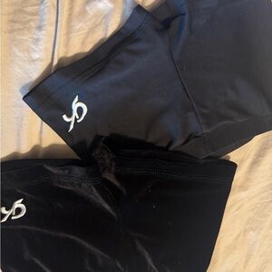 GK Kids Black Shorts with Logo
